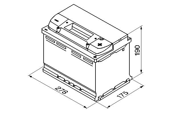 Starter Battery, BOSCH 0 092 S40 080