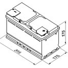 Starter Battery, BOSCH 0 092 S40 100