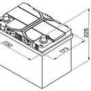Starter Battery, BOSCH 0 092 S40 250
