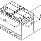 Starter Battery, BOSCH 0 092 S40 280