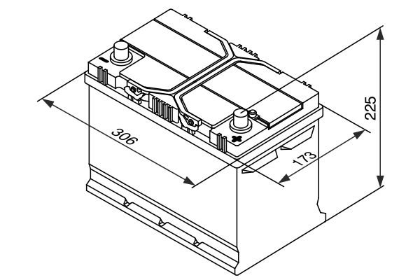 Starter Battery, BOSCH 0 092 S40 280