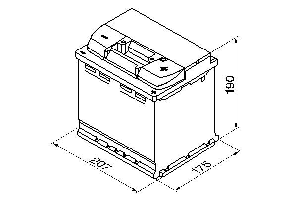 Starter Battery, BOSCH 0 092 S50 020