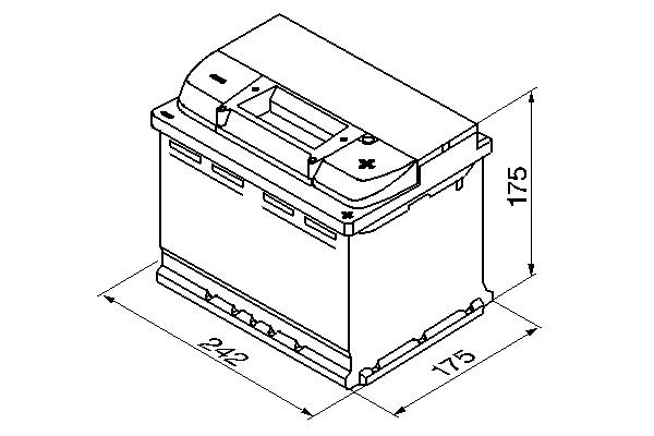 Starter Battery, BOSCH 0 092 S50 040