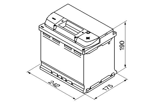 Starter Battery, BOSCH 0 092 S50 050