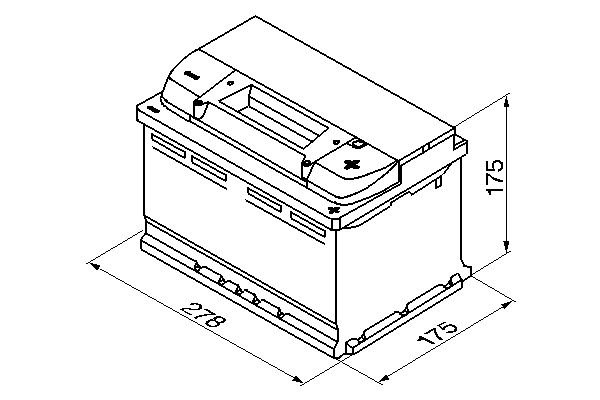 Starter Battery, BOSCH 0 092 S50 070