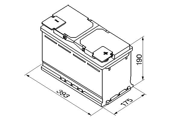Starter Battery, BOSCH 0 092 S50 150