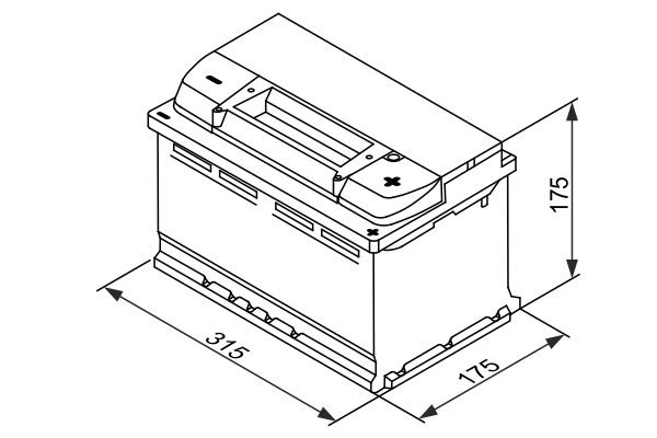 Starter Battery, BOSCH 0 092 S4E 100
