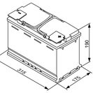Starter Battery, BOSCH 0 092 S5A 110
