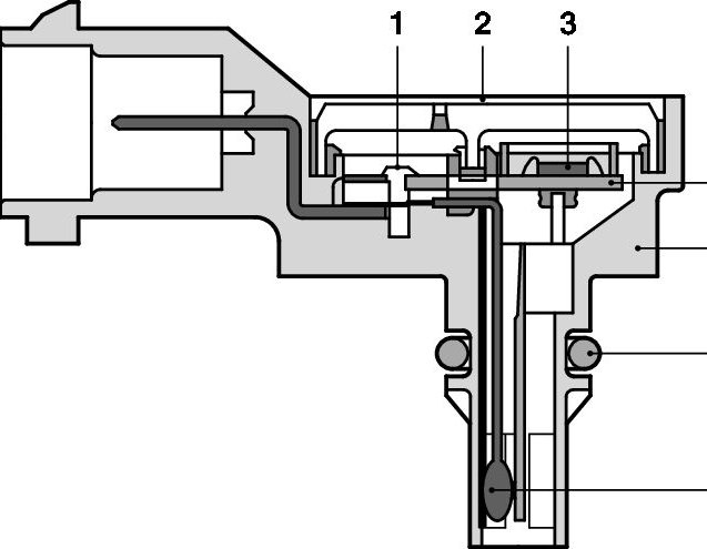 Sensor, boost pressure, BOSCH 0 281 002 573