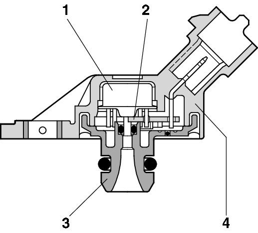 Sensor, fuel pressure, BOSCH 0 261 230 110
