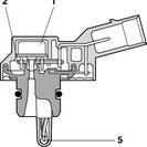 Sensor, fuel pressure, BOSCH 0 261 230 110