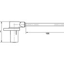 Sensor, wheel speed, BOSCH 0 265 006 344