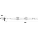 Sensor, wheel speed, BOSCH 0 265 007 071