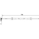 Sensor, wheel speed, BOSCH 0 265 007 637