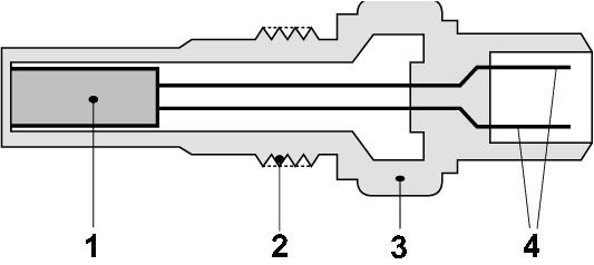 Sensor, coolant temperature, BOSCH 0 281 002 209