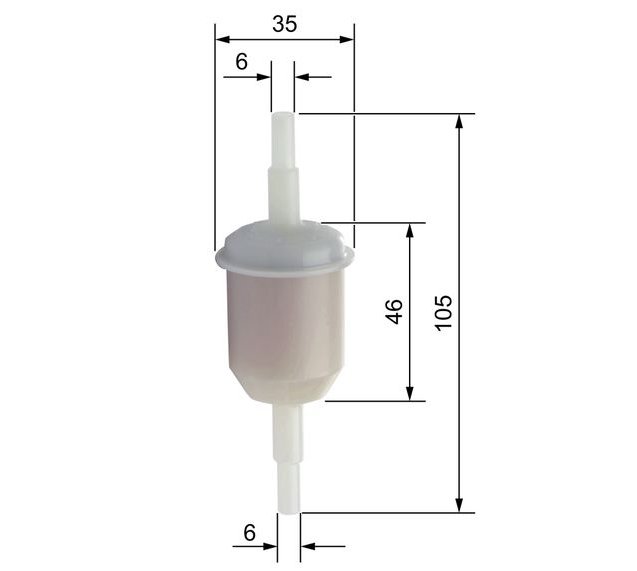Fuel Filter, BOSCH 0 450 904 058