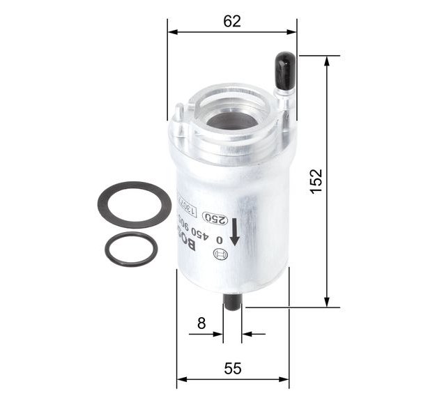 Fuel Filter, BOSCH 0 450 905 925
