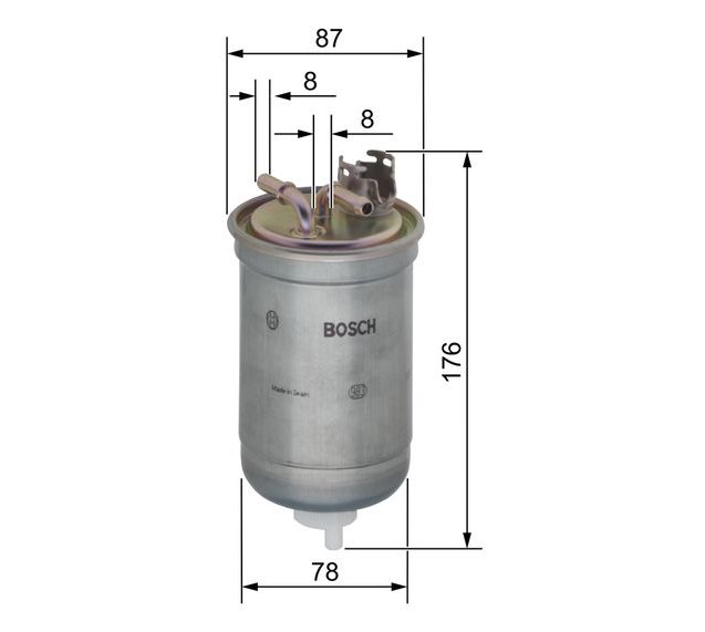 Fuel Filter, BOSCH 0 450 906 267