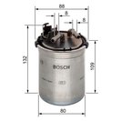 Fuel Filter, BOSCH 0 450 906 426
