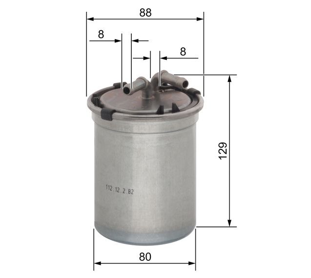 Fuel Filter, BOSCH 0 450 906 500