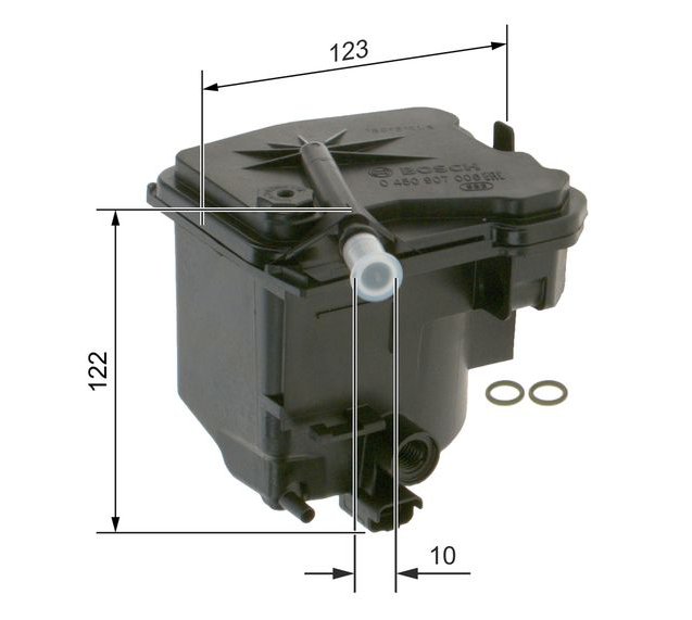 Fuel Filter, BOSCH 0 450 907 006