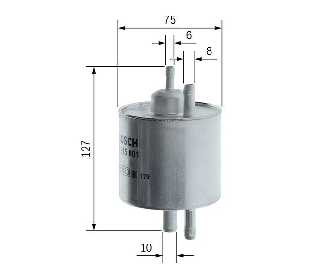 Fuel Filter, BOSCH 0 450 915 001