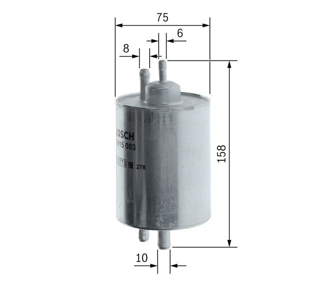 Fuel Filter, BOSCH 0 450 915 003