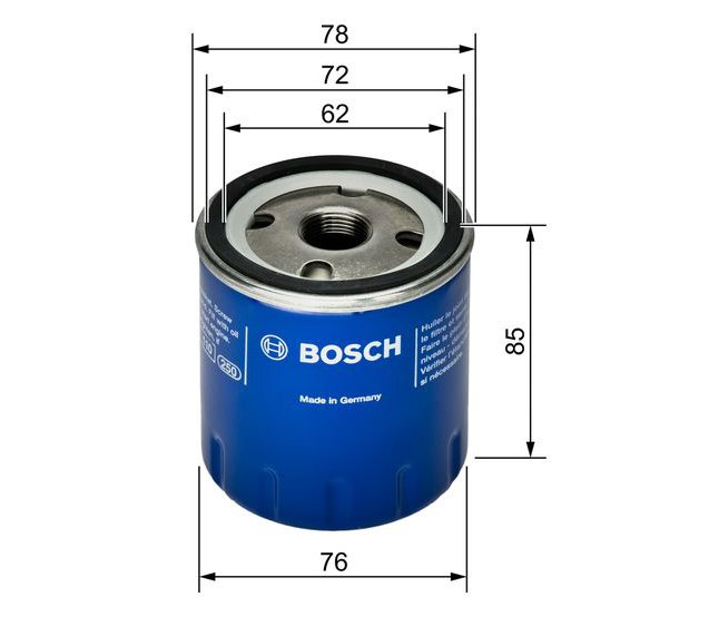 Oil Filter, BOSCH 0 451 103 261