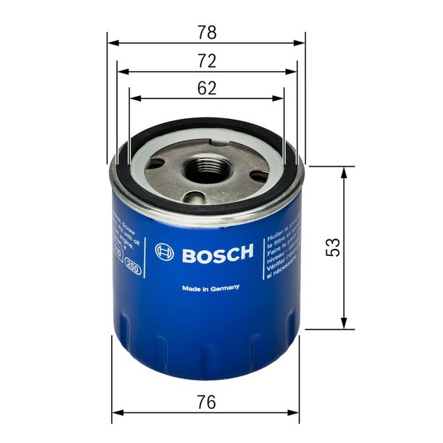 Oil Filter, BOSCH 0 451 103 336