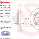 Brake Disc, BREMBO 08.B351.11