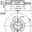 Brake Disc, BREMBO 09.5745.21