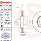 Brake Disc, BREMBO 09.8137.21