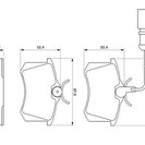 Brake Pad Set, disc brake, BOSCH 0 986 424 559