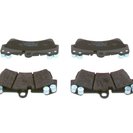 Brake Pad Set, disc brake, BOSCH 0 986 424 739