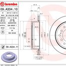 Brake Disc, BREMBO 09.A334.11