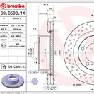 Brake Disc, BREMBO 09.C500.1X