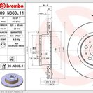 Brake Disc, BREMBO 09.N360.11
