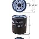 Oil Filter, MAHLE ORIGINAL OC1292