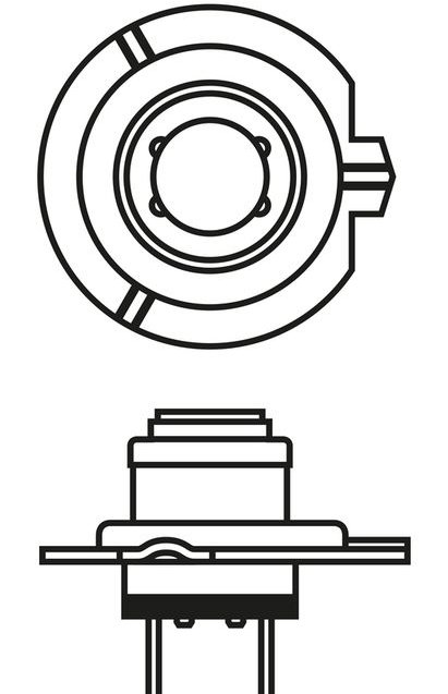 Bulb, front fog light, BOSCH 1 987 302 471