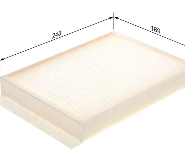 Filter, cabin air, BOSCH 1 987 435 058