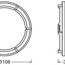 Cap, headlight, Osram LEDCAP12