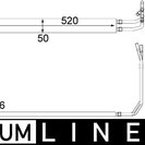 Oil Cooler, steering, MAHLE ORIGINAL CLC 10 000P