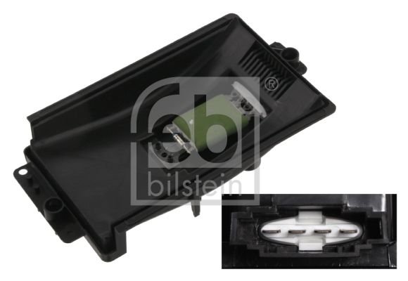 Resistor, interior blower, FEBI BILSTEIN 33154