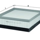 Air Filter, MAHLE ORIGINAL LX2077/4