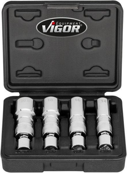 Socket Wrench Set, spark plug, VIGOR V7002/4