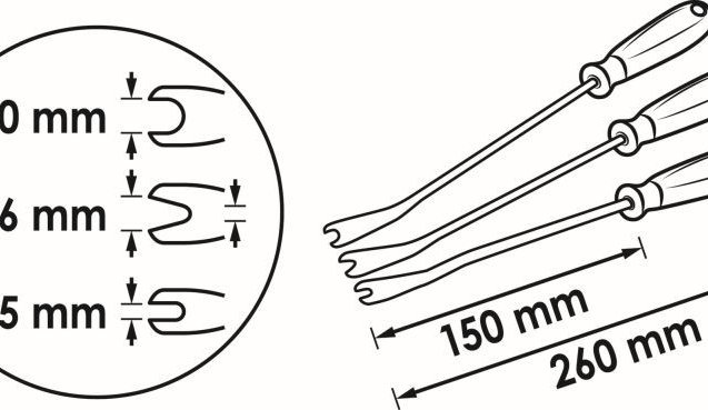 Disassembly Tool, body holding clip, VIGOR V5885