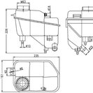 Expansion Tank, coolant, MAHLE ORIGINAL CRT 202 000S