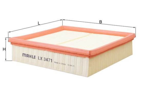Air Filter, MAHLE ORIGINAL LX3471
