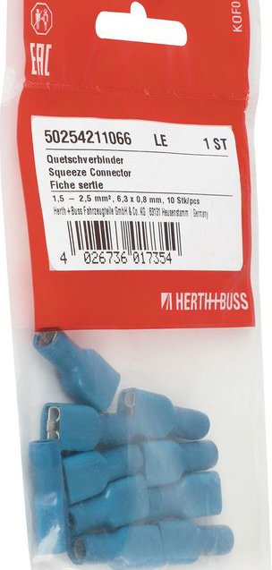 Squeeze Connector, HERTH+BUSS ELPARTS 50254211066
