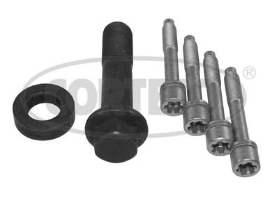 Bolt Set, crankshaft pulley, CORTECO 80004884